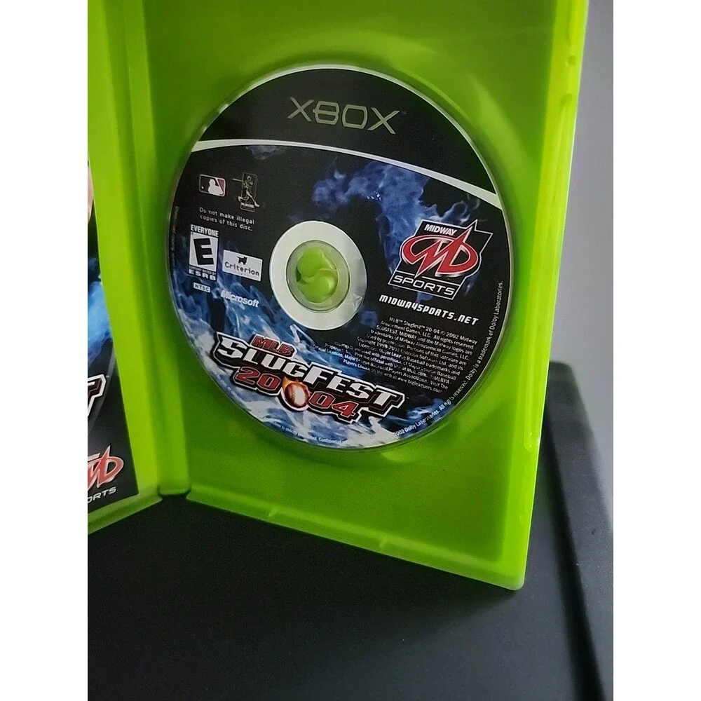 MLB SlugFest 2004 Microsoft Original Xbox Game CIB With Manual